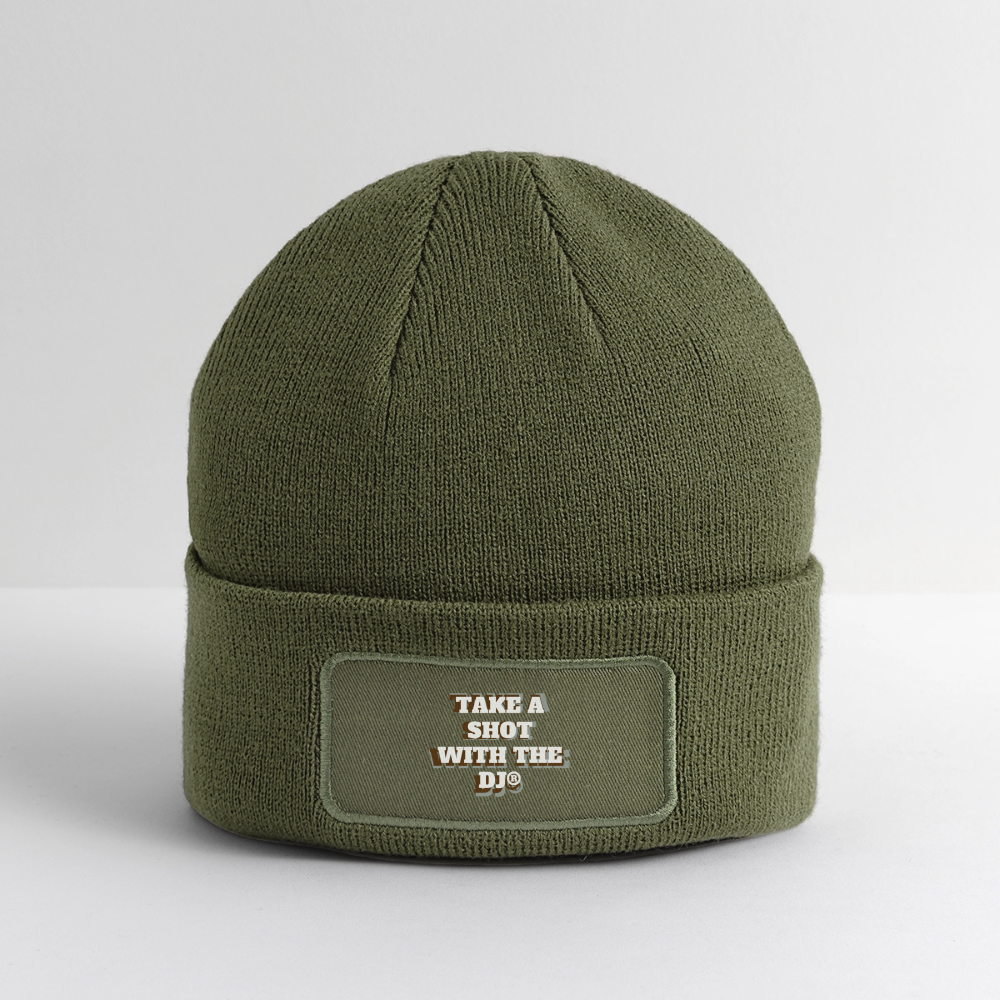 TAKE A SHOT WITH THE DJ® Patch Beanie - olive