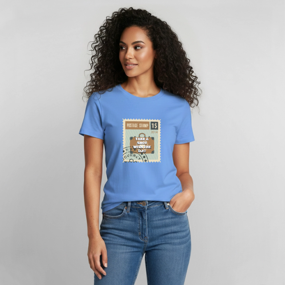 TAKE A SHOT WITH THE DJ® Stamp - carolina blue