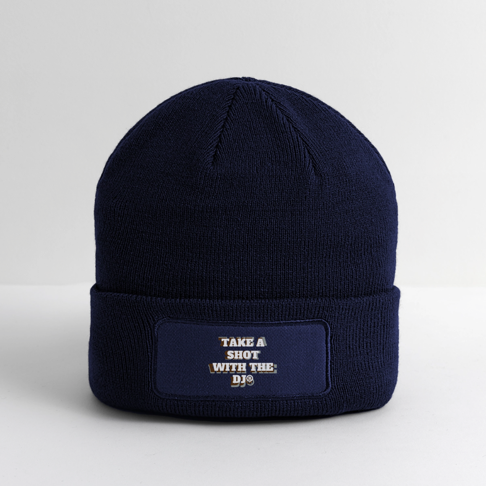 TAKE A SHOT WITH THE DJ® Patch Beanie - navy