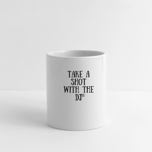 TAKE A SHOT WITH THE DJ™ White Shot Cup - white