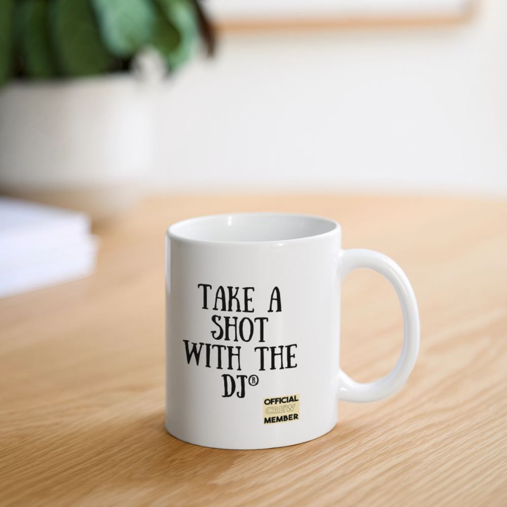 TAKE A SHOT WITH THE DJ™ White Shot Cup - white
